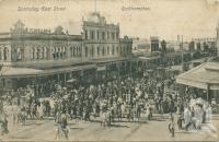 <span class="caption-caption">Sportsday East Street, Rockhampton</span>, 1920. <br />Postcard by <span class="caption-publisher">Wm Munro & Co</span>, collection of <span class="caption-contributor">Centre for the Government of Queensland</span>.