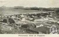 <span class="caption-caption">Panoramic view of Yeppoon</span>, c1938. <br />Postcard folder by <span class="caption-publisher">Unknown Publisher</span>, collection of <span class="caption-contributor">Centre for the Government of Queensland</span>.