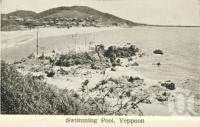 <span class="caption-caption">Swimming pool, Yeppoon</span>, c1938. <br />Postcard folder by <span class="caption-publisher">Unknown Publisher</span>, collection of <span class="caption-contributor">Centre for the Government of Queensland</span>.