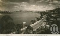 <span class="caption-caption">Panorama of Hamilton Reach, Brisbane River</span>, c1938. <br />Postcard by <span class="caption-publisher">Sidues Series</span>, collection of <span class="caption-contributor">Centre for the Government of Queensland</span>.