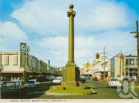 <span class="caption-caption">Mothers' Memorial, Margaret Street, Toowoomba</span>, c1965. <br />Postcard folder by <span class="caption-publisher">Murray Views Pty Ltd</span>, collection of <span class="caption-contributor">Centre for the Government of Queensland</span>.