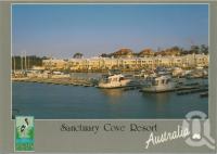 <span class="caption-caption">Harbour front villas, Sanctuary Cove</span>, c1995. <br />Postcard by <span class="caption-publisher">Murray Views Pty Ltd</span>, collection of <span class="caption-contributor">Centre for the Government of Queensland</span>.