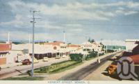 <span class="caption-caption">Herbert Street, Bowen</span>, c1955. <br />Postcard folder by <span class="caption-publisher">Sydney G Hughes Pty Ltd</span>, collection of <span class="caption-contributor">Centre for the Government of Queensland MS</span>.