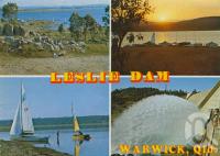<span class="caption-caption">Leslie Dam, Warwick</span>, 1976. <br />Postcard by <span class="caption-publisher">ICP</span>, collection of <span class="caption-contributor">Centre for the Government of Queensland</span>.