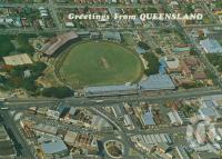 <span class="caption-caption">Brisbane Cricket Ground, Woollongabba</span>, c1976. <br />Postcard by <span class="caption-publisher">Sandscene International</span>, collection of <span class="caption-contributor">Centre for the Government of Queensland</span>.