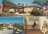 <span class="caption-caption">Annerley Motel, Ipswich Road Annerley</span>, 1985. <br />Postcard by <span class="caption-publisher">Unknown Publisher</span>, collection of <span class="caption-contributor">Centre for the Government of Queensland</span>.