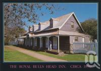 <span class="caption-caption">The Royal Bull's Head Inn, Drayton</span>, 1995. <br />Postcard by <span class="caption-publisher">ICP</span>, collection of <span class="caption-contributor">Centre for the Government of Queensland</span>.