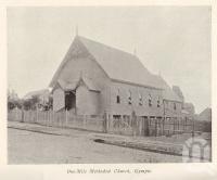 <span class="caption-caption">One-Mile Methodist Church, Gympie</span>. <br />From <span class="caption-book">The Queenslanic</span>, <span class="caption-publisher">Methodist Book Depot</span>, 1903, collection of <span class="caption-contributor">Fryer Library, UQ</span>.