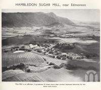 <span class="caption-caption">Hambledon Sugar Mill, near Edmonton</span>. <br />From <span class="caption-book">Mulgrave Shire</span>, <span class="caption-publisher">Mulgrave Shire Council</span>, 1954, collection of <span class="caption-contributor">Fryer Library, UQ</span>.