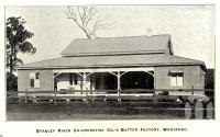 <span class="caption-caption">Stanley River Co-operative Co's Butter Factory, Woodford</span>. <br />From <span class="caption-book">The History of Queensland</span>, <span class="caption-publisher">States Publishing Company</span>, 1919, collection of <span class="caption-contributor">Fryer Library, UQ</span>.