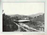 <span class="caption-caption">Dam and ore treatment works, Irvinebank</span>. <br />From <span class="caption-book">Album of views in Queensland: Cairns District</span>, <span class="caption-publisher">AJ Cumming</span>, 1915, collection of <span class="caption-contributor">Fryer Library, UQ</span>.