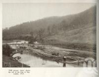 <span class="caption-caption">Dam on the Brisbane River</span>. <br />From <span class="caption-book">The Queenslander Annual</span>, <span class="caption-publisher">Queensland Newspapers</span>, 1938, collection of <span class="caption-contributor">Fryer Library, UQ</span>.