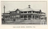 <span class="caption-caption">The State Hotel, Babinda</span>. <br />From <span class="caption-book">The Wonderland of the North</span>, <span class="caption-publisher">Queensland Government Intelligence and Tourist Bureau</span>, 1923, collection of <span class="caption-contributor">Fryer Library, UQ</span>.