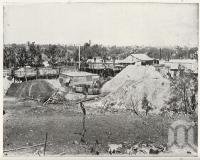 <span class="caption-caption">Cyanide Plant, Donnyville, Etheridge</span>. <br />From <span class="caption-book">North Queensland, Australia</span>, <span class="caption-publisher">Queensland Government Intelligence and Tourist Bureau</span>, 1908, collection of <span class="caption-contributor">Fryer Library, UQ</span>.