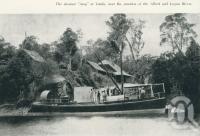 <span class="caption-caption">The steamer "Amy" at Yatala</span>. <br />From <span class="caption-book">Gold Coast: The story of the Gold Coast of Queensland and Hinterland</span>, 1958, collection of <span class="caption-contributor">John Young</span>.