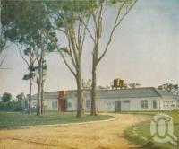 <span class="caption-caption">The hostel at Petrie</span>, 1957. <br />Booklet, collection of <span class="caption-contributor">John Young</span>.