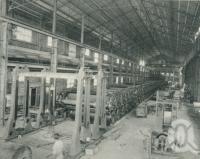 <span class="caption-caption">Growth of the big machine from bare foundations, Petrie Paper Mill</span>, 1957. <br />Booklet, collection of <span class="caption-contributor">John Young</span>.