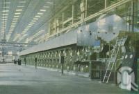 <span class="caption-caption">Growth of the big machine from bare foundations, Petrie Paper Mill</span>, 1957. <br />Booklet, collection of <span class="caption-contributor">John Young</span>.