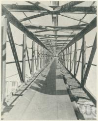 <span class="caption-caption">Coal conveyor belt to the boiler house, Petrie mill</span>, 1957. <br />Booklet, collection of <span class="caption-contributor">John Young</span>.