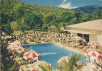 <span class="caption-caption">Swimming pool at Hayman Island</span>, 1950. <br />Booklet, collection of <span class="caption-contributor">John Young</span>.