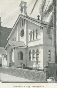 <span class="caption-caption">Fortitude Valley Presbyterian Church</span>, 1949. <br />Booklet, collection of <span class="caption-contributor">John Young</span>.