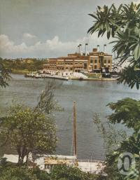 <span class="caption-caption">Power House at New Farm Park</span>, 1949. <br />Booklet, collection of <span class="caption-contributor">John Young</span>.