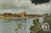 <span class="caption-caption">Colonial Sugar Refinery at New Farm</span>, 1949. <br />Booklet, collection of <span class="caption-contributor">John Young</span>.