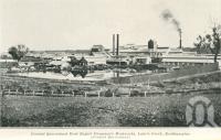 <span class="caption-caption">Central Queensland Meat Export Company's Meatworks, Lake's Creek, Rockhampton</span>. <br />From <span class="caption-book">Queensland Sheep and Wool Industry</span>, <span class="caption-creator">Queensland Government Intelligence and Tourist Bureau</span>, Brisbane, 1918, collection of <span class="caption-contributor">Centre for the Government of Queensland</span>.