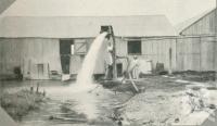 <span class="caption-caption">Bore on grazing farm, Cunnamulla District</span>. <br />From <span class="caption-book">Queensland Sheep and Wool Industry</span>, <span class="caption-creator">Queensland Government Intelligence and Tourist Bureau</span>, Brisbane, 1918, collection of <span class="caption-contributor">Centre for the Government of Queensland</span>.