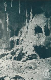 <span class="caption-caption">Interior Chillagoe caves</span>. <br />From <span class="caption-book">Queensland The Jewel of Australia</span>, <span class="caption-publisher">Sydney G Hughes</span>, Brisbane, c1933, collection of <span class="caption-contributor">Centre for the Government of Queensland</span>.