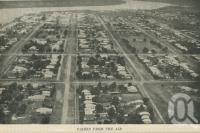 <span class="caption-caption">Cairns from the air</span>. <br />From <span class="caption-book">The Queen State</span>, <span class="caption-creator">D.C. Tilghman</span>, <span class="caption-publisher">John Mills</span>, Brisbane, 1933, collection of <span class="caption-contributor">Centre for the Government of Queensland</span>.