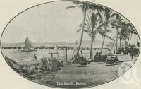 <span class="caption-caption">The beach, Bowen</span>. <br />From <span class="caption-book">The Queen State</span>, <span class="caption-creator">D.C. Tilghman</span>, <span class="caption-publisher">John Mills</span>, Brisbane, 1933, collection of <span class="caption-contributor">Centre for the Government of Queensland</span>.
