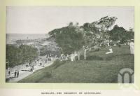 <span class="caption-caption">Sandgate - the Brighton of Queensland</span>. <br />From <span class="caption-book">Glimpses of Sunny Queensland (2nd edition)</span>, <span class="caption-creator">Queensland Government Intelligence and Tourist Bureau</span>, Brisbane, 1912, collection of <span class="caption-contributor">Centre for the Government of Queensland</span>.