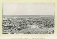 <span class="caption-caption">Panoramic view of Charters Towers</span>. <br />From <span class="caption-book">Glimpses of Sunny Queensland (2nd edition)</span>, <span class="caption-creator">Queensland Government Intelligence and Tourist Bureau</span>, Brisbane, 1912, collection of <span class="caption-contributor">Centre for the Government of Queensland</span>.