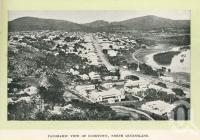 <span class="caption-caption">Panoramic view of Cooktown</span>. <br />From <span class="caption-book">Glimpses of Sunny Queensland (2nd edition)</span>, <span class="caption-creator">Queensland Government Intelligence and Tourist Bureau</span>, Brisbane, 1912, collection of <span class="caption-contributor">Centre for the Government of Queensland</span>.