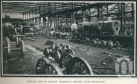 <span class="caption-caption">Interior view of railway workshop, Ipswich</span>. <br />From <span class="caption-book">Glimpses of Sunny Queensland (3rd edition)</span>, <span class="caption-creator">Queensland Government Intelligence and Tourist Bureau</span>, Brisbane, 1914, collection of <span class="caption-contributor">Centre for the Government of Queensland</span>.