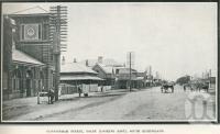 <span class="caption-caption">Cunningham Street, Dalby (looking east)</span>. <br />From <span class="caption-book">Glimpses of Sunny Queensland (3rd edition)</span>, <span class="caption-creator">Queensland Government Intelligence and Tourist Bureau</span>, Brisbane, 1914, collection of <span class="caption-contributor">Centre for the Government of Queensland</span>.