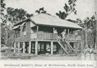 <span class="caption-caption">Discharged soldier's home at Beerburrum</span>. <br />From <span class="caption-book">The Pocket Queensland</span>, <span class="caption-creator">Queensland Government Intelligence and Tourist Bureau</span>, Brisbane, 1921, collection of <span class="caption-contributor">Centre for the Government of Queensland</span>.