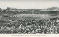 <span class="caption-caption">Physical drill display on Brisbane Showgrounds</span>. <br />From <span class="caption-book">The Pocket Queensland</span>, <span class="caption-creator">Queensland Government Intelligence and Tourist Bureau</span>, Brisbane, 1921, collection of <span class="caption-contributor">Centre for the Government of Queensland</span>.