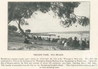 <span class="caption-caption">Nielson Park, sea beach</span>. <br />From <span class="caption-book">The Burnett and Isis Pictorial</span>, <span class="caption-creator">Richards & Kingdon</span>, Bundaberg, 1927, collection of <span class="caption-contributor">Centre for the Government of Queensland</span>.