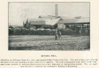 <span class="caption-caption">Qunaba Mill</span>. <br />From <span class="caption-book">The Burnett and Isis Pictorial</span>, <span class="caption-creator">Richards & Kingdon</span>, Bundaberg, 1927, collection of <span class="caption-contributor">Centre for the Government of Queensland</span>.