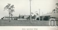 <span class="caption-caption">Gatton Agricultural College</span>. <br />From <span class="caption-book">Australia Unlimited</span>, <span class="caption-creator">Edwin J Brady</span>, <span class="caption-publisher">George Robertson & Co</span>, Melbourne, 1918, collection of <span class="caption-contributor">Centre for the Government of Queensland</span>.
