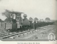 <span class="caption-caption">Cane train going to Marian Mill, Mackay</span>. <br />From <span class="caption-book">Australia Unlimited</span>, <span class="caption-creator">Edwin J Brady</span>, <span class="caption-publisher">George Robertson & Co</span>, Melbourne, 1918, collection of <span class="caption-contributor">Centre for the Government of Queensland</span>.