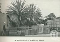 <span class="caption-caption">A wayside station on the Cloncurry railway</span>. <br />From <span class="caption-book">Australia Unlimited</span>, <span class="caption-creator">Edwin J Brady</span>, <span class="caption-publisher">George Robertson & Co</span>, Melbourne, 1918, collection of <span class="caption-contributor">Centre for the Government of Queensland</span>.