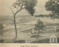 <span class="caption-caption">King's Beach, Caloundra</span>. <br />From <span class="caption-book">Penrod's 150 miles round Brisbane</span>, <span class="caption-creator">Penrod Guide Book Company</span>, Brisbane, 1956, collection of <span class="caption-contributor">Centre for the Government of Queensland</span>.