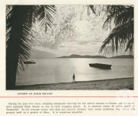 <span class="caption-caption">Sunset at Palm Island</span>. <br />From <span class="caption-book">Pictorial Grandeur of Cairns</span>, Cairns, c1935, collection of <span class="caption-contributor">Centre for the Government of Queensland</span>.