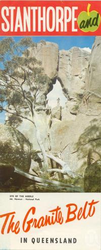 <span class="caption-caption">Stanthorpe and the granite belt</span>. <br />From <span class="caption-book">Stanthorpe and the granite belt</span>, Stanthorpe, 1969, collection of <span class="caption-contributor">Centre for the Government of Queensland</span>.