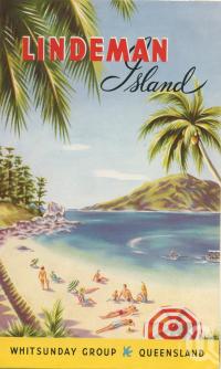 <span class="caption-caption">Lindeman Island</span>. <br />From <span class="caption-book">Lindeman Island</span>, <span class="caption-creator">Queensland Government Tourist Bureau</span>, c1956, collection of <span class="caption-contributor">Centre for the Government of Queensland</span>.