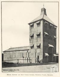 <span class="caption-caption">Messrs Kitchen and Sons' Cotton Ginnery, Fortitude Valley</span>. <br />From <span class="caption-book">Queensland Agricultural Journal</span>, 1907, collection of <span class="caption-contributor">Fryer Library, UQ</span>.
