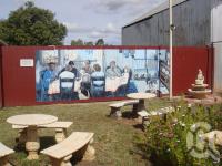 <span class="caption-caption">Alpha mural</span>, 2009. <br />Digital image, collection of <span class="caption-contributor">Centre for the Government of Queensland MS</span>.